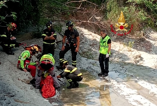 Soccorso ragazzo infortunato lungo il torrente Valbura