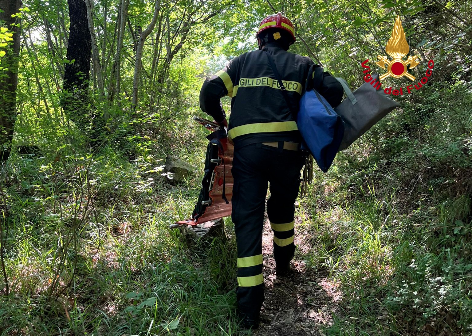 Soccorsa una persona in località Trebbo sulla SP 74