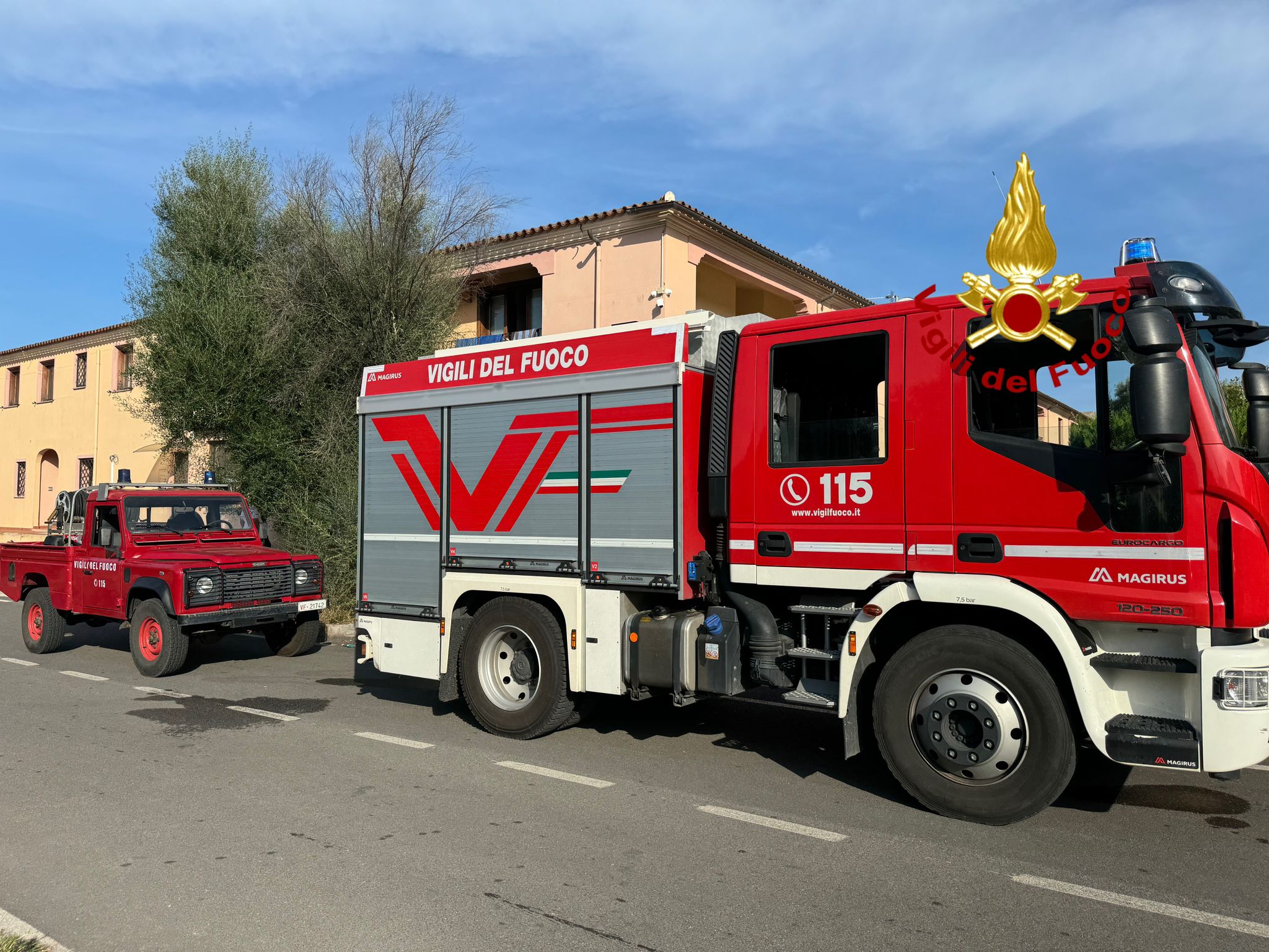 Incendio abitazione a San Teodoro