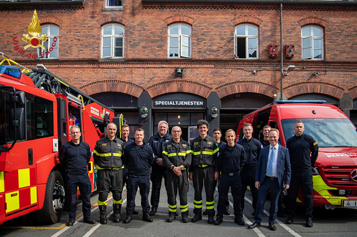 Danimarca, incontro istituzionale al Greater Copenhagen Fire Department