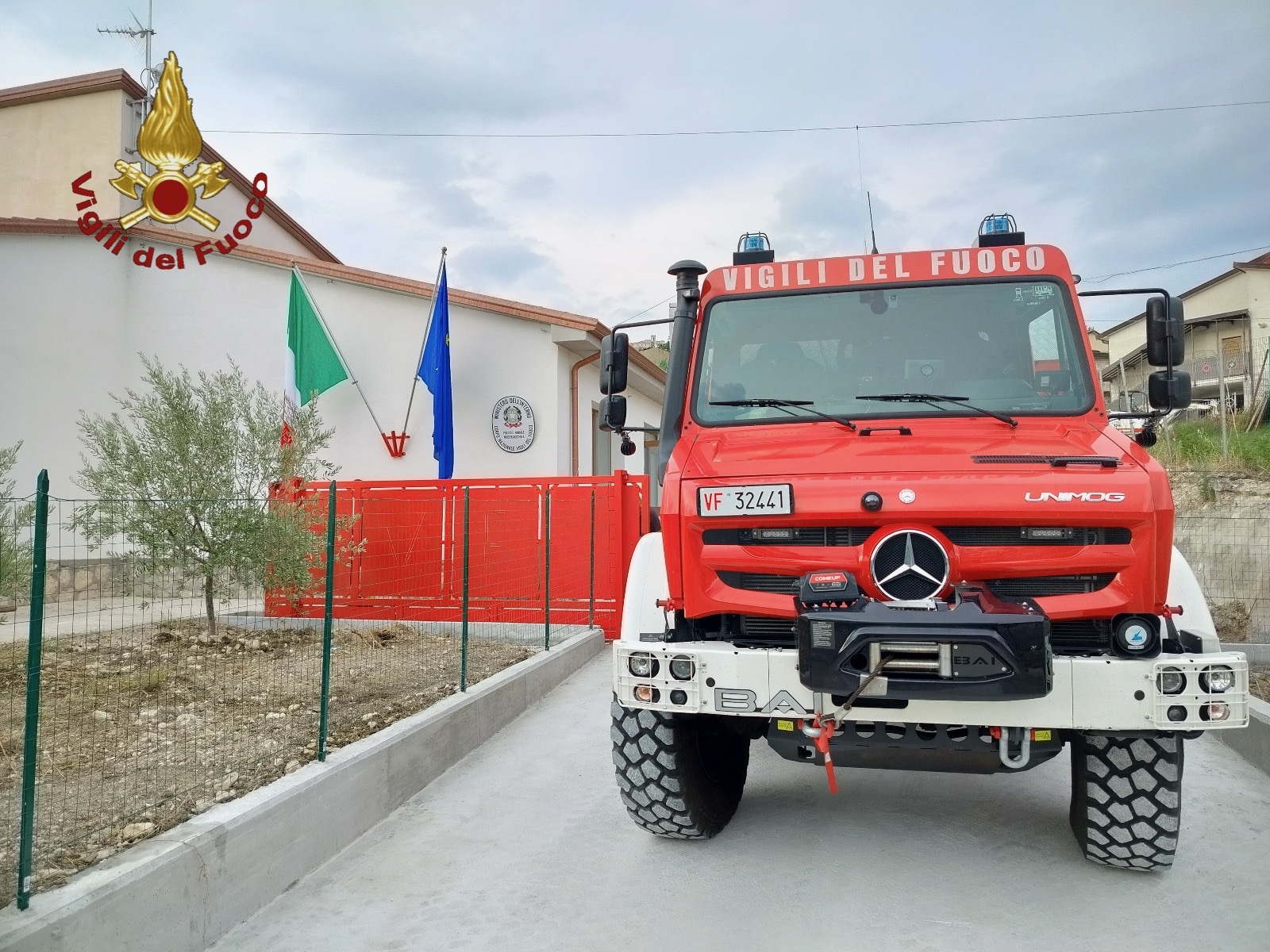 Presidio Apertura del Presidio Logistico Stagionale Rurale dei Vigili del fuoco presso il Comune di Macchiagodena
