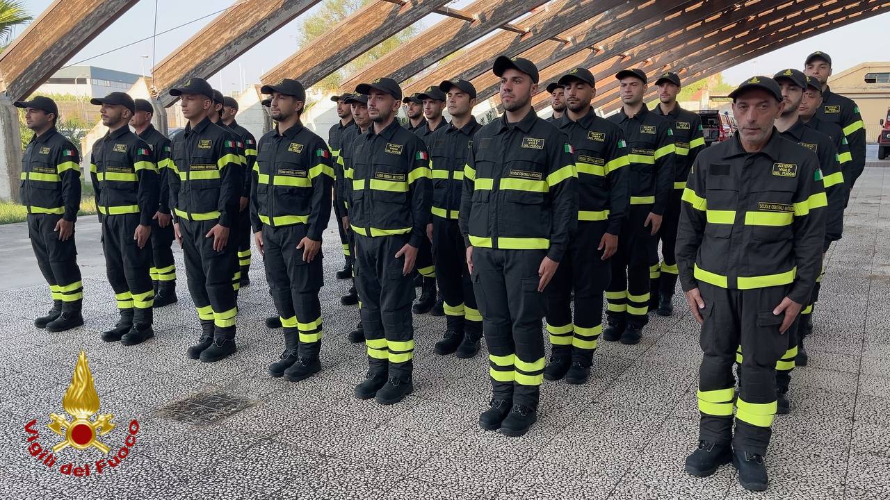 99° corso Allievi Vigili del Fuoco al Centro di Formazione VV.F. di Catania