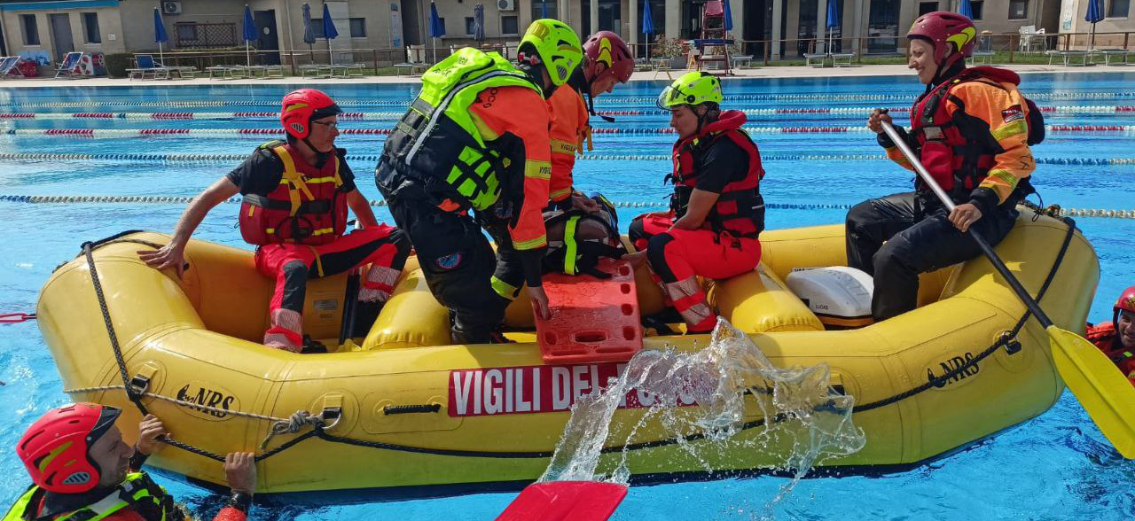 Addestramento congiunto Vigili del fuoco e personale sanitario