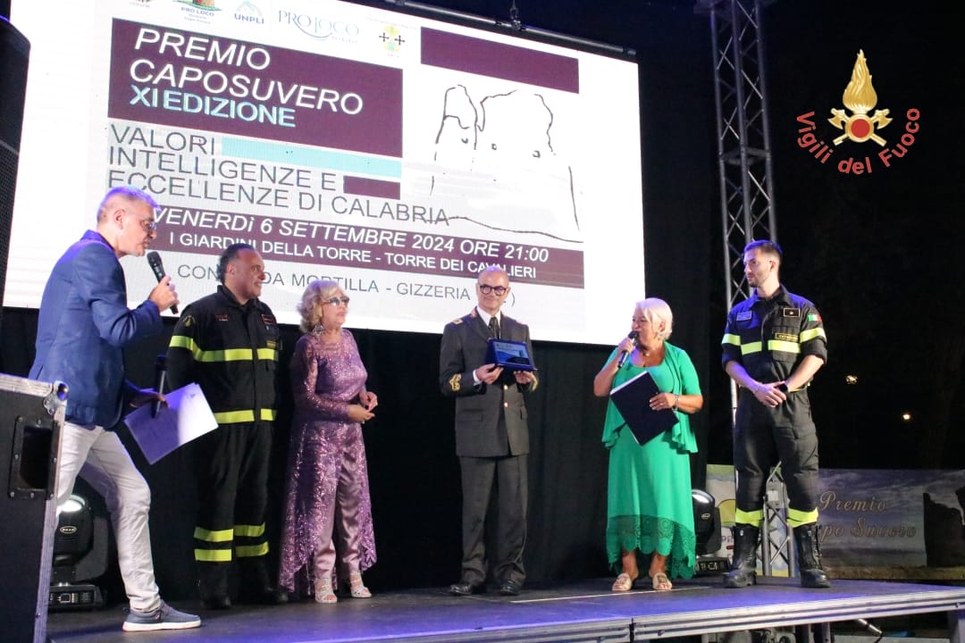 20240907_premio Caposuvero 00 Premio Caposuvero, tra i premiati il comandante dei vigili del fuoco Giuseppe Bennardo