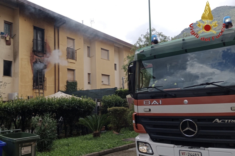Incendio abitazione