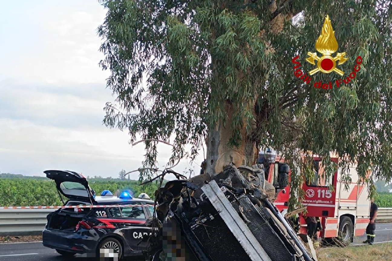 Incidente stradale a Ramacca CT