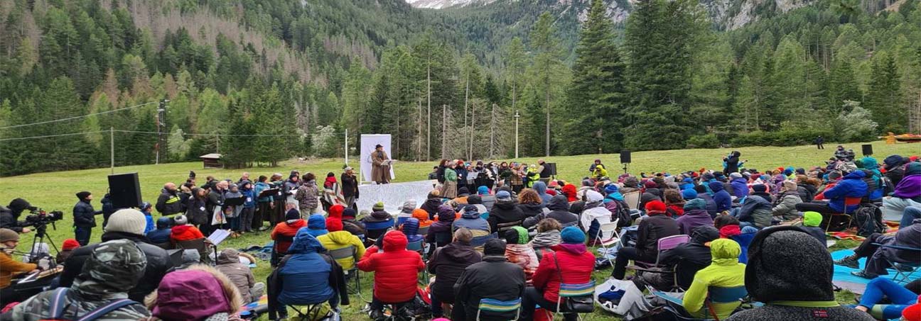 "Mar de Molada", domenica scorsa il primo dei quattro monologhi di Marco Paolini sull'ambiente e i rischi climatici