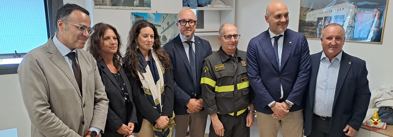 Il sottosegretario Emanuele Prisco in visita al Comando di Viterbo