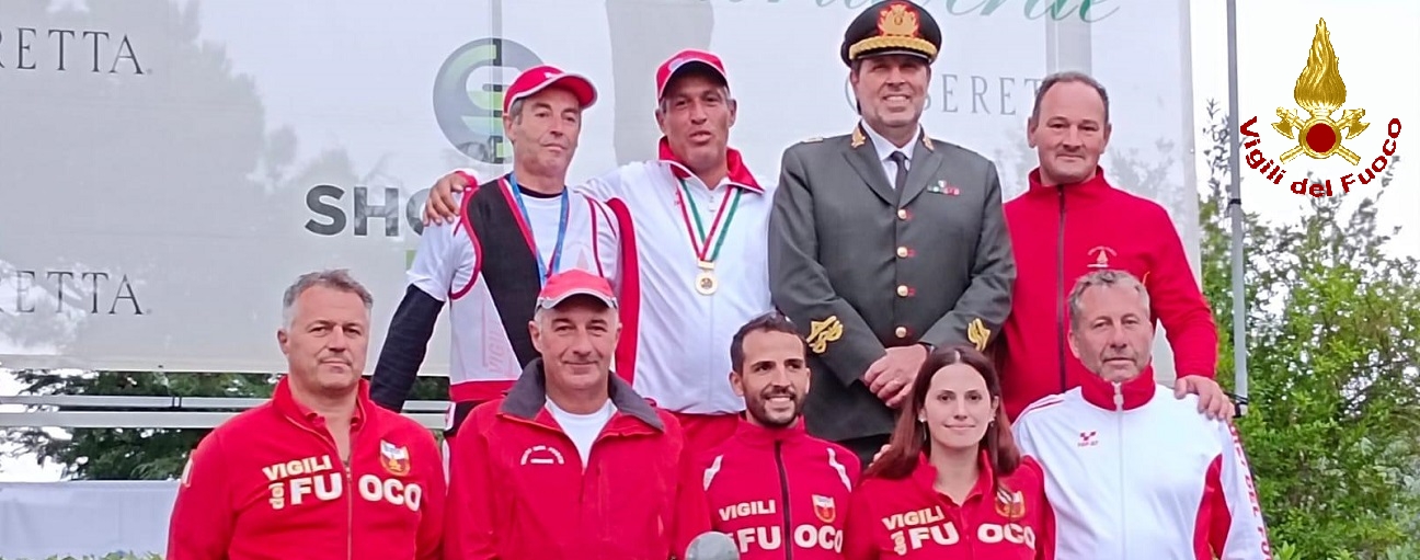 Perugia, 2 ori e 2 argenti per i Vigili del fuoco ai Campionati Italiani Interforze di Tiro a Volo
