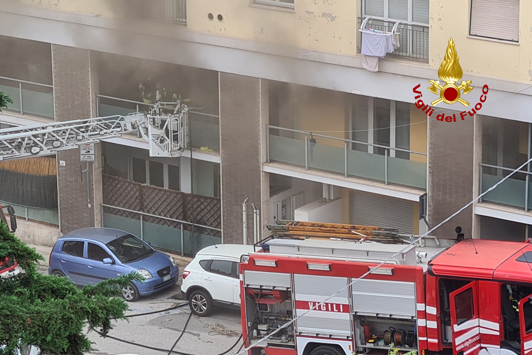 incendio appartamento