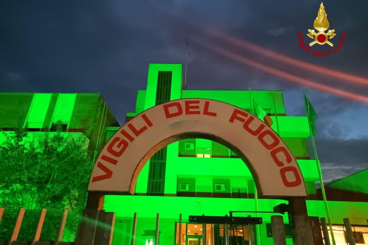 La Caserma dei VVF diventa verde per PANS-PANDAS