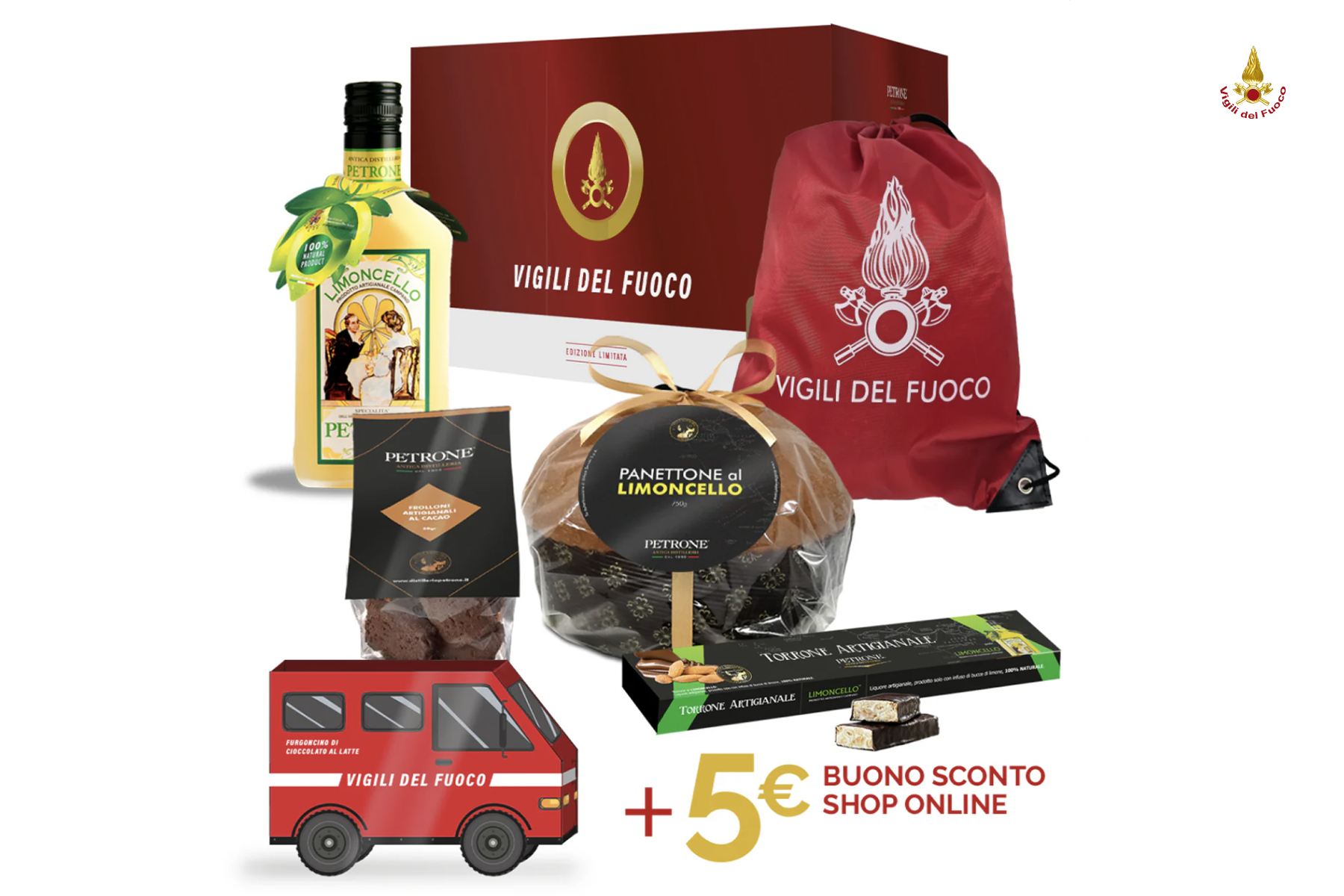 I prodotti contenuti nel box natalizio