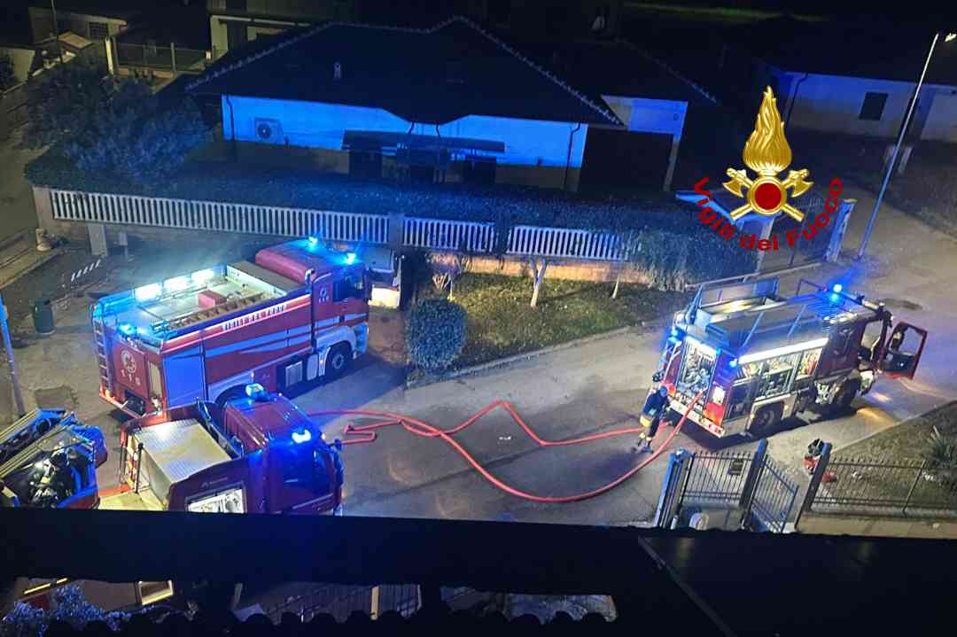 Incendio abitazione