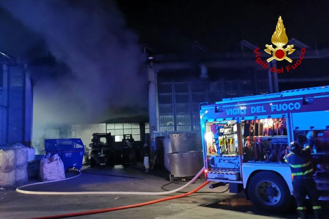 Incendio Capannone a Savignano sul Rubicone. 26-09-24