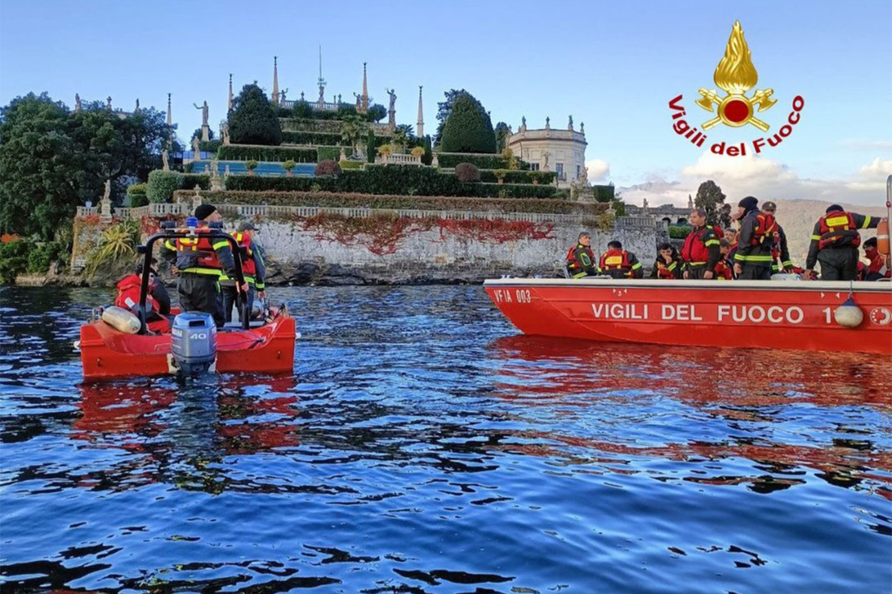 Esercitazione nautica lago maggiore