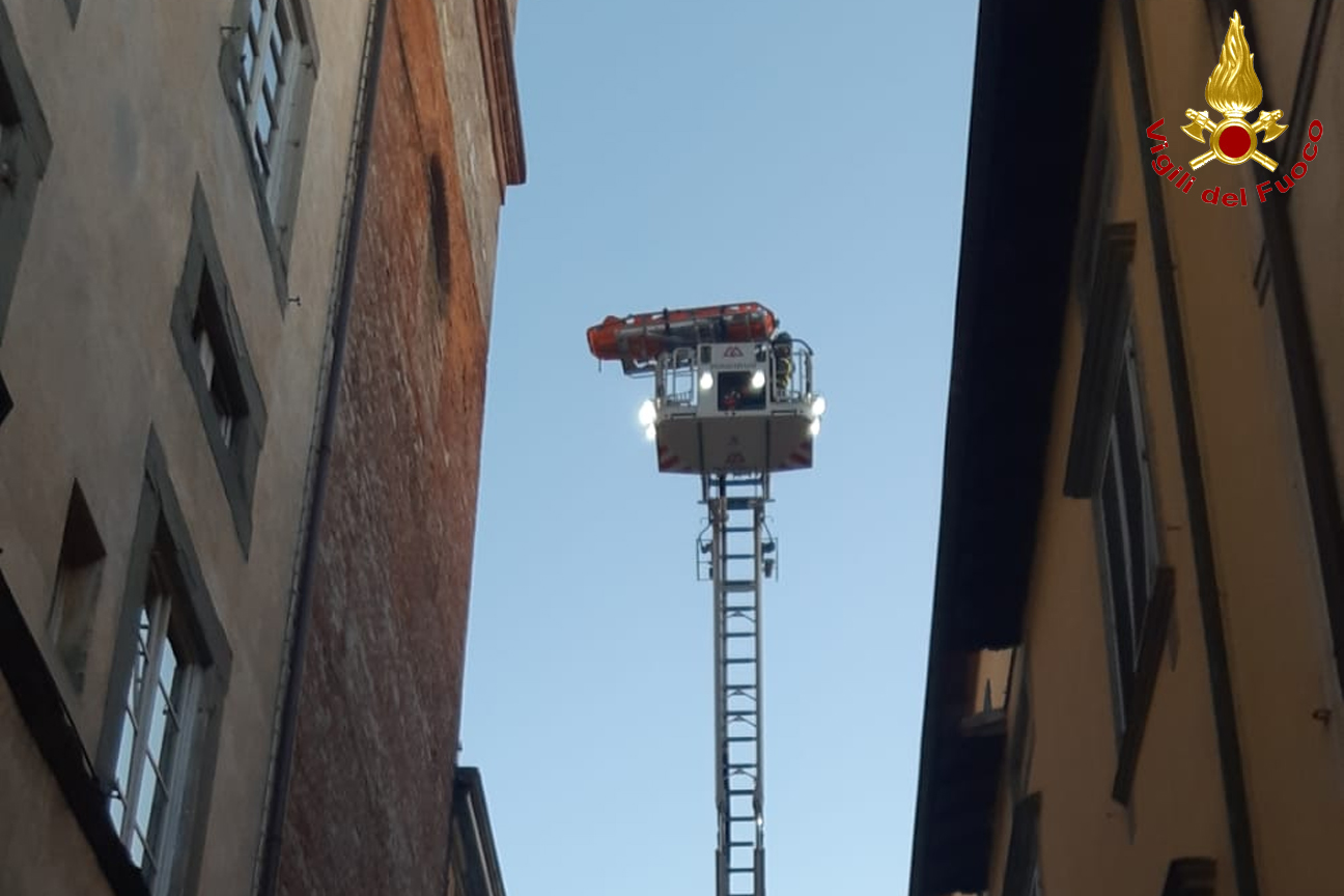 Recupero infortunato in torre campanaria