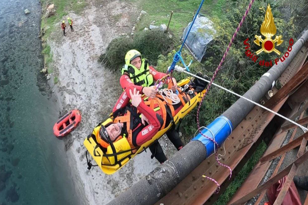 Addestramento fluviale alluvionale a Verbania