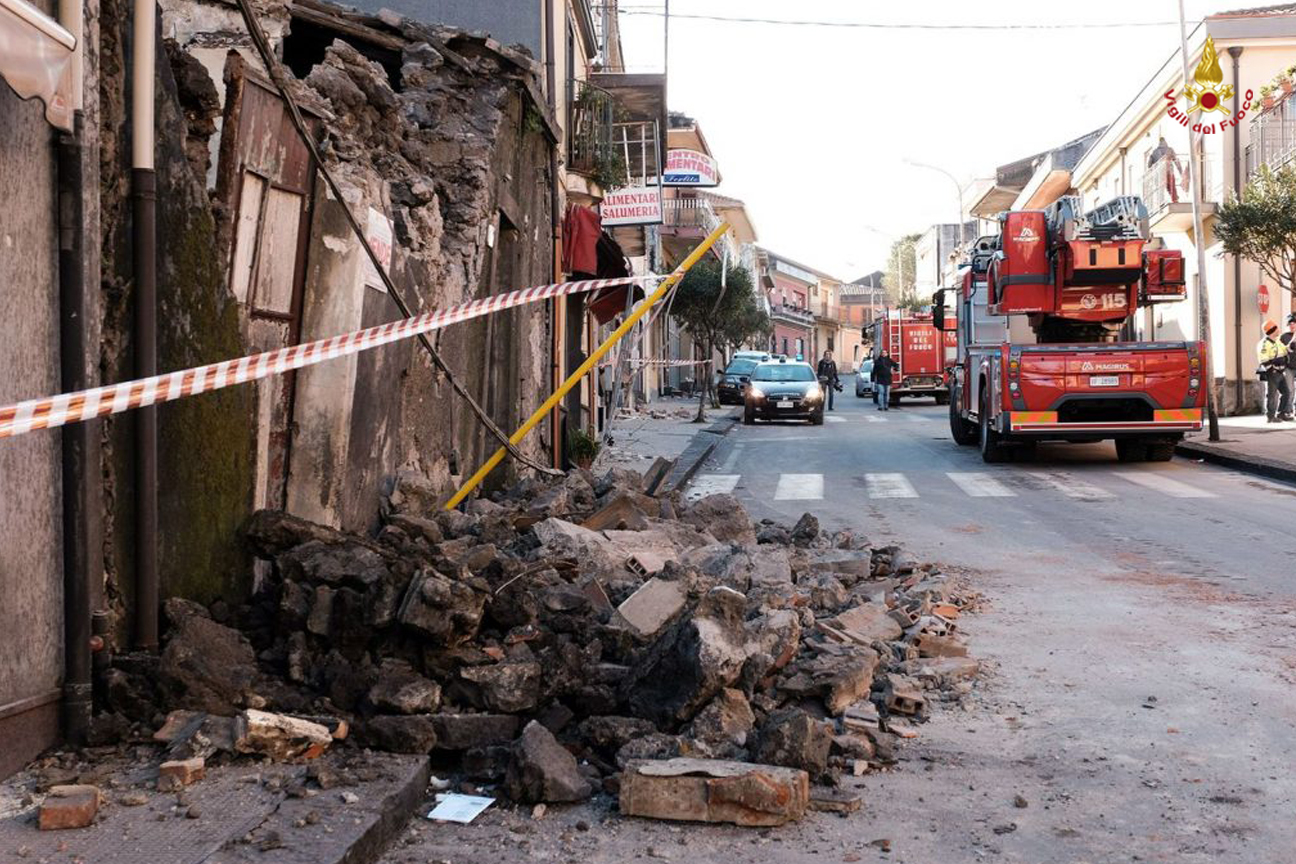 Il terremoto di Catania del 2018