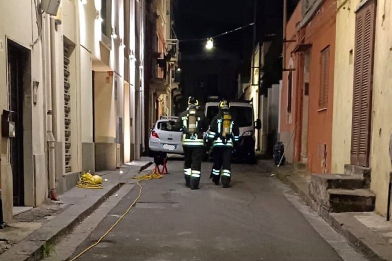 intervento per fuga di gas a Catania