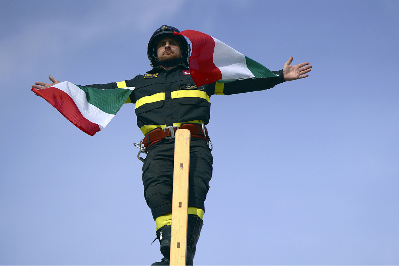 Saggio scala controventata