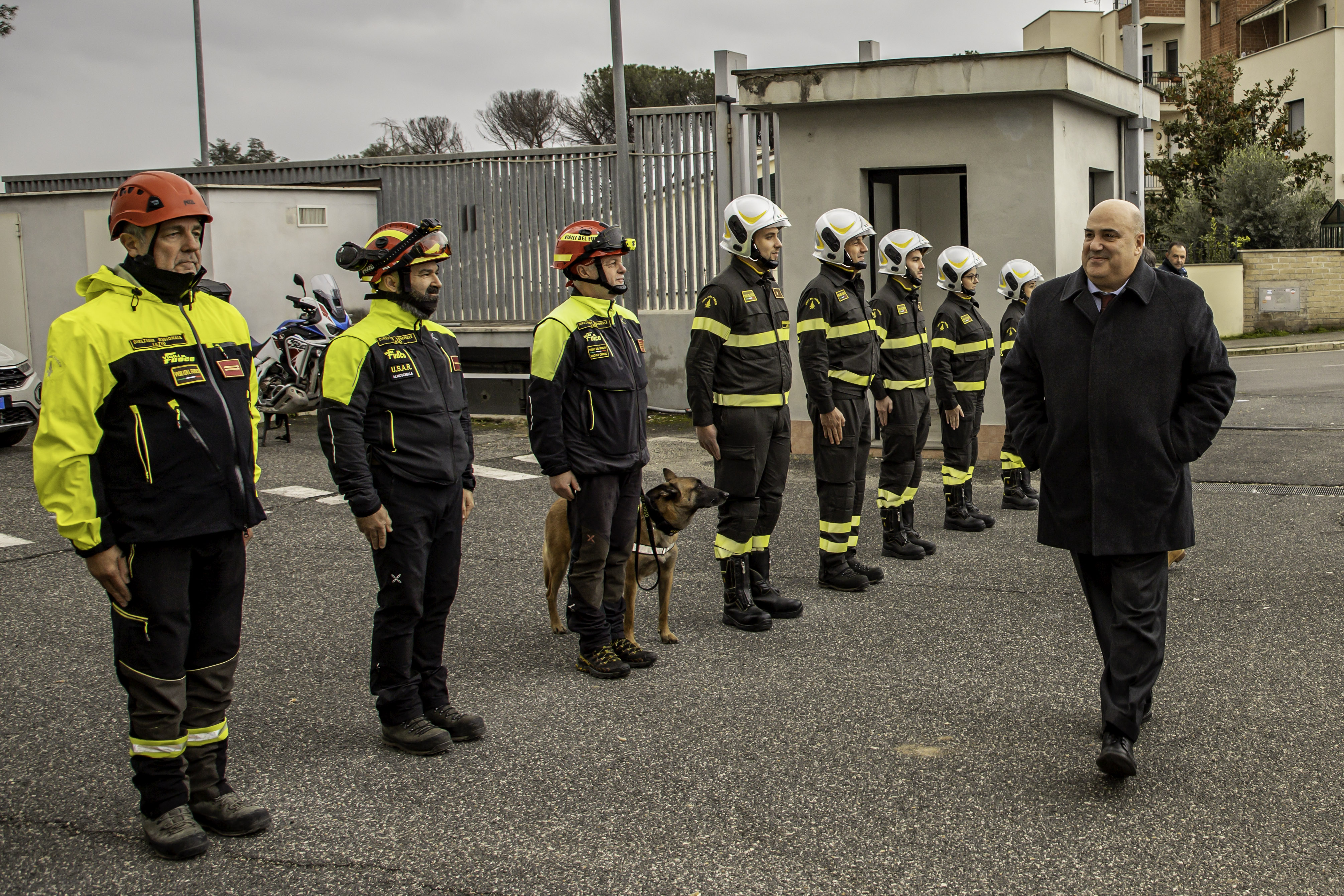 Il Capo del Corpo in Direzione Lazio