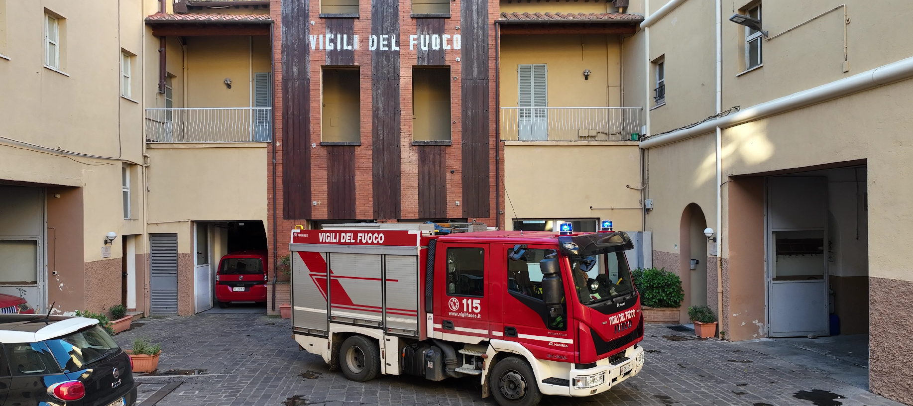 Cortile Direzione Regionale VV.F. Umbria