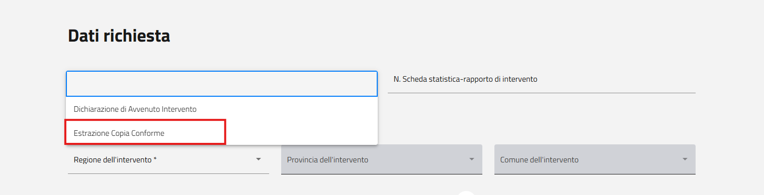 Estrazione Copia Conforme