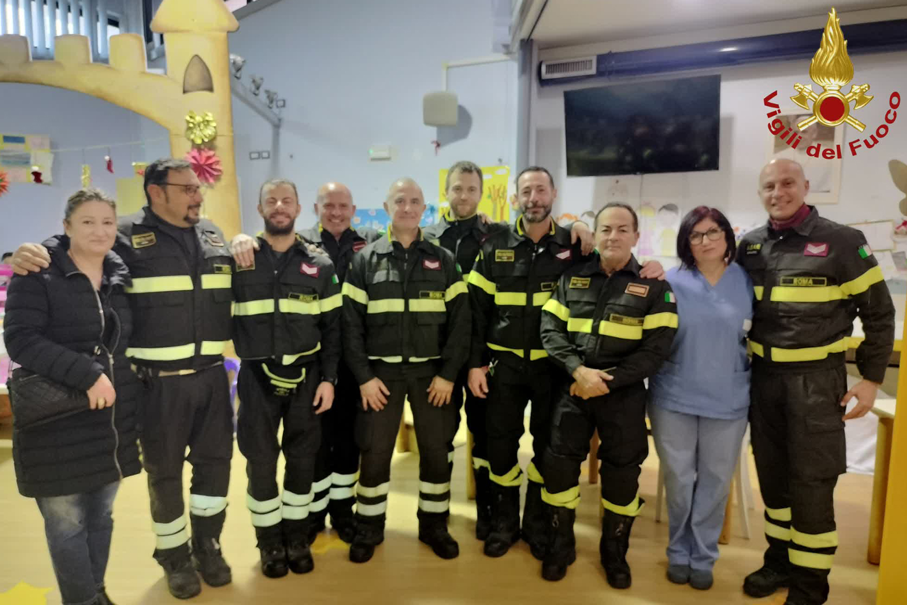 La Befana all'Ospedale Bambino Gesù di Palidoro