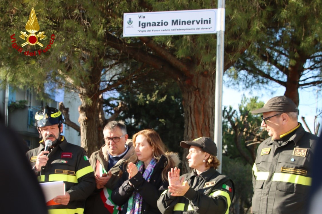 Lettura della preghiera del Vigile del Fuoco