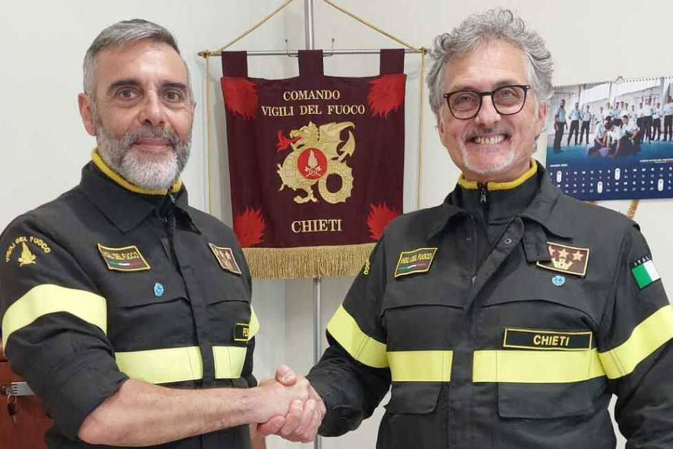 Vigili del Fuoco di Chieti: avvicendamento al vertice del Comando immagine