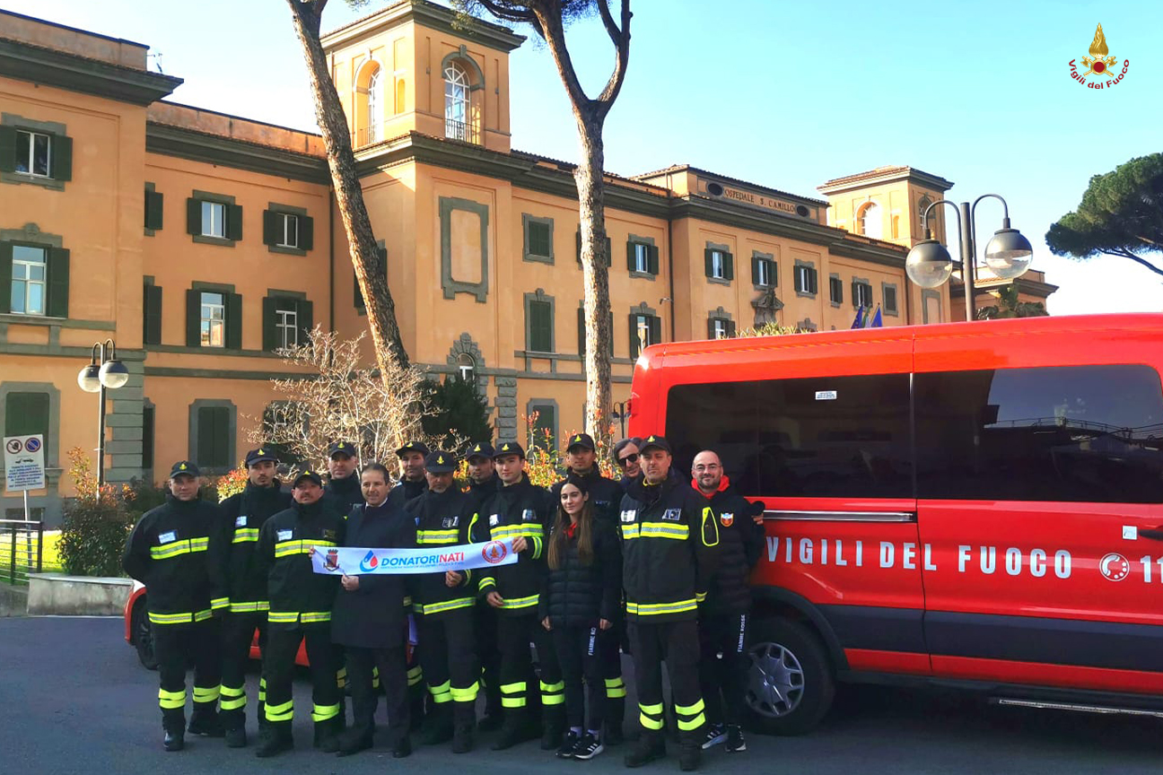 Vigili del fuoco al Forlanini