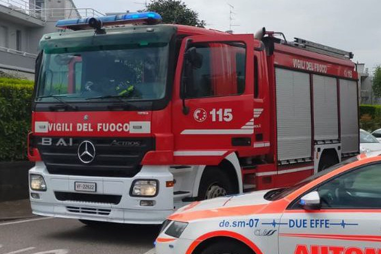 Incendio scantinato Incendio scantinato