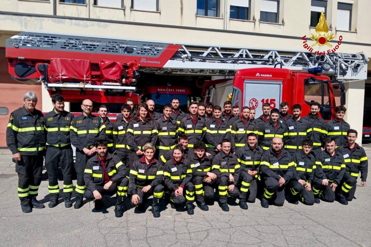 corso di formazione per allievi Vigili del fuoco Volontari
