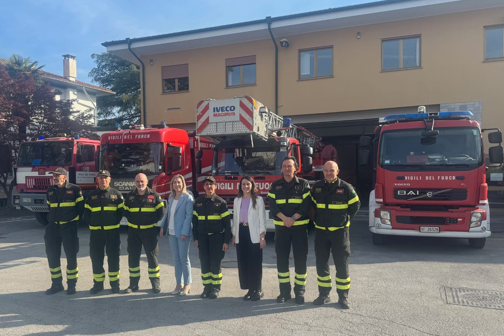Visita al comando del Prefetto di Gorizia Visita al comando del Prefetto di Gorizia
