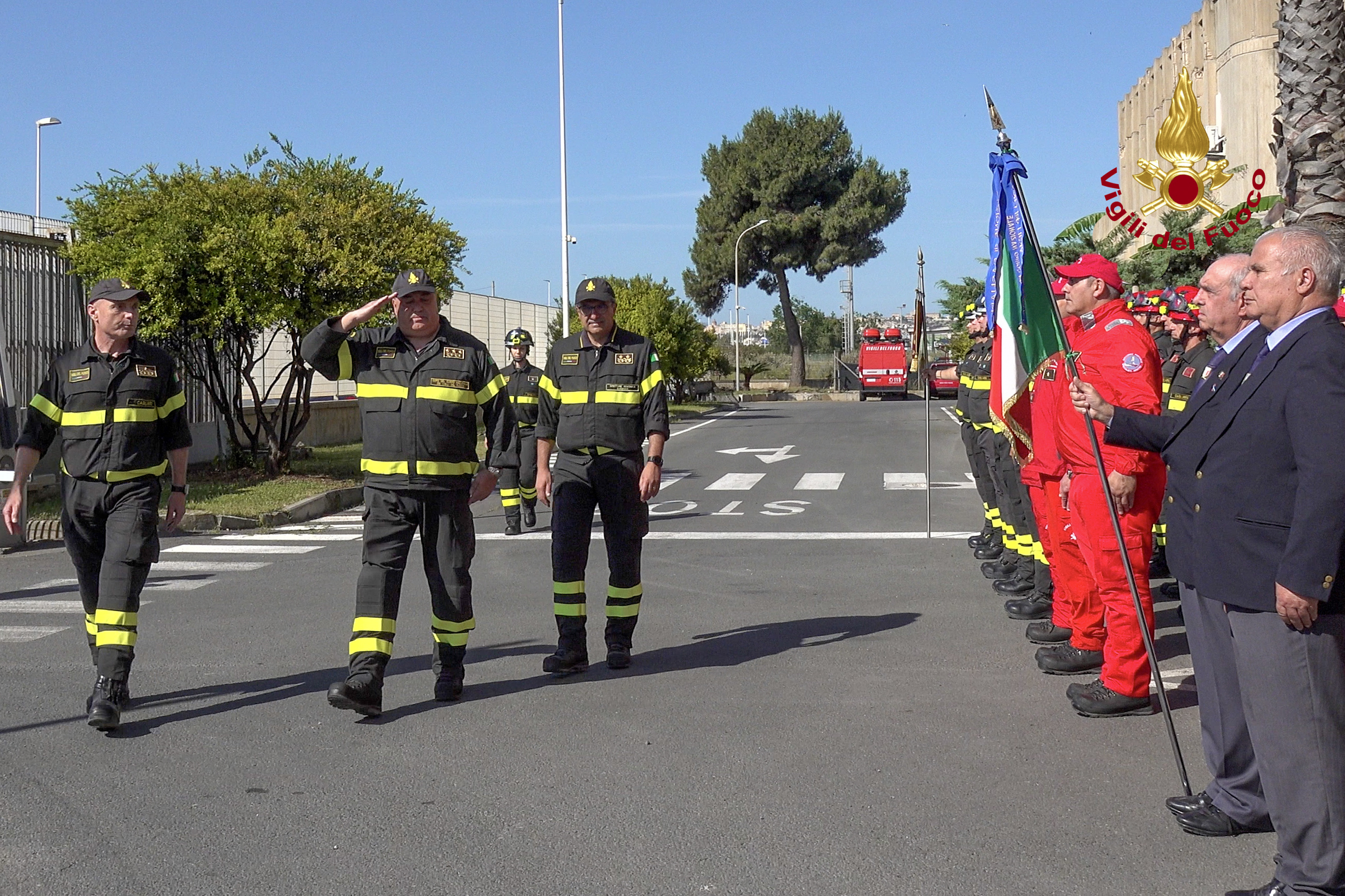 Visita del Capo del Corpo nazionale dei Vigili del fuoco in Sardegna