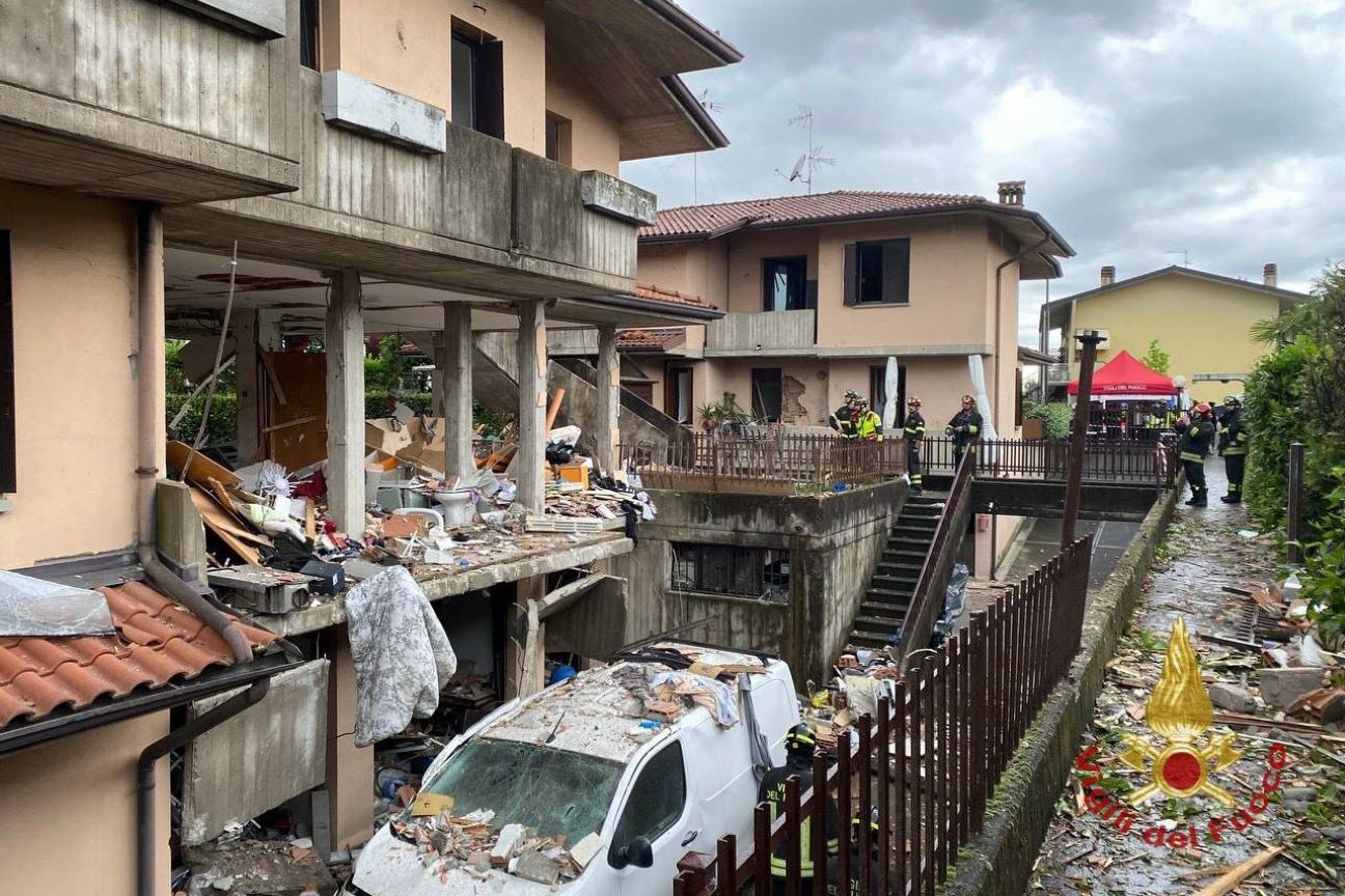 Esplosione palazzina - Comune di Bagnatica
