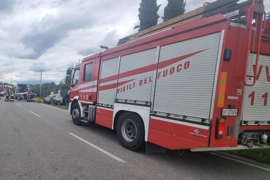 Bertiolo incidente stradale Bertiolo incidente stradale