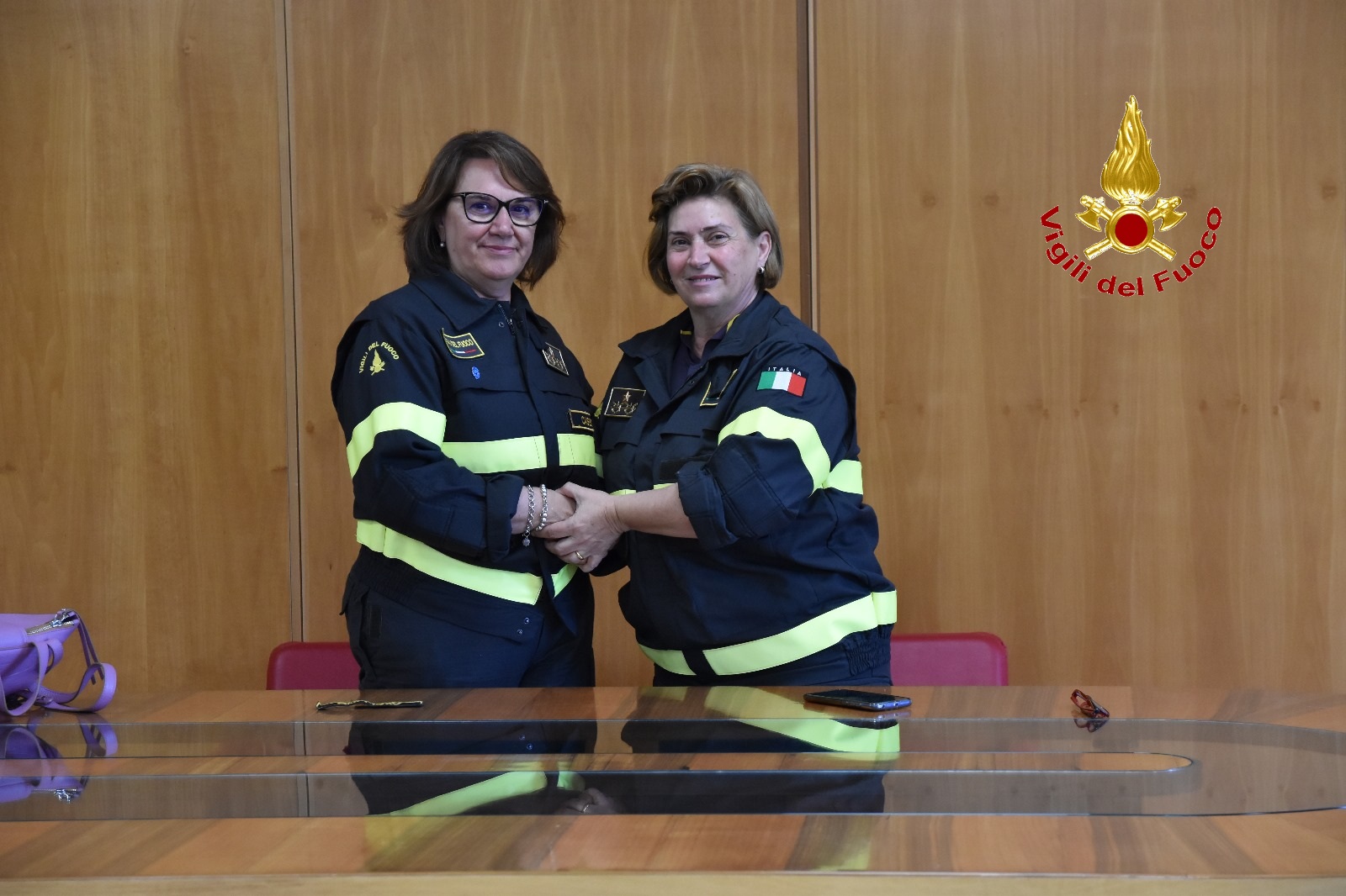 Cambio comandante Passaggio di consegne tra le comandanti D'Eliseo e D'Agostino