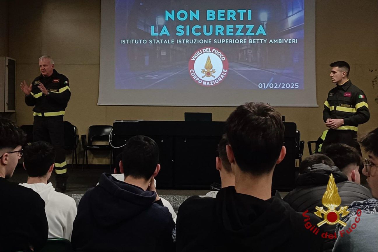"Non Berti la Sicurezza": Un successo il progetto dei Vigili del Fuoco di Bergamo per la Sicurezza Stradale Giovanile