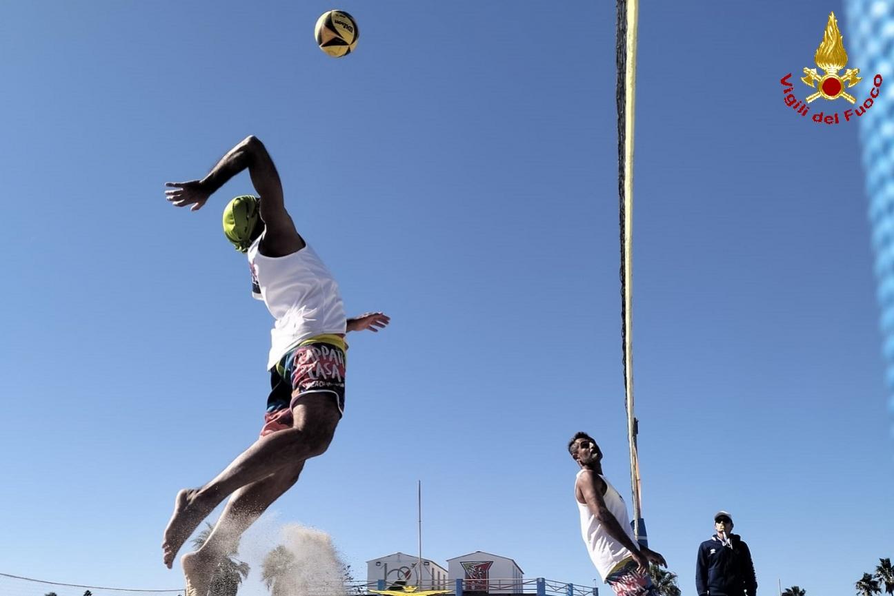 Foto di una precedente edizione del campionato VVF di Beach Volley