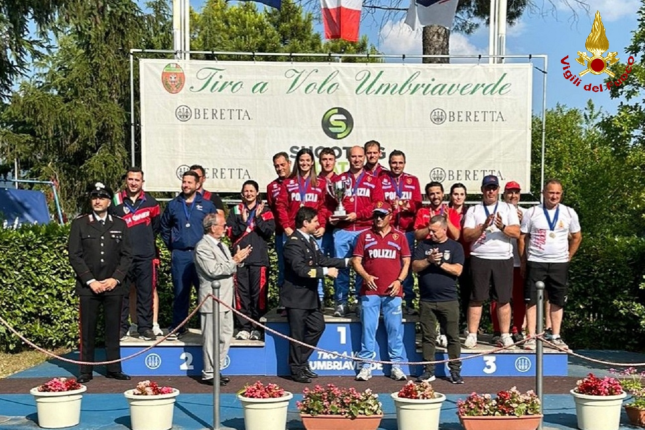 Podio gara a squadre - Fossa Olimpica