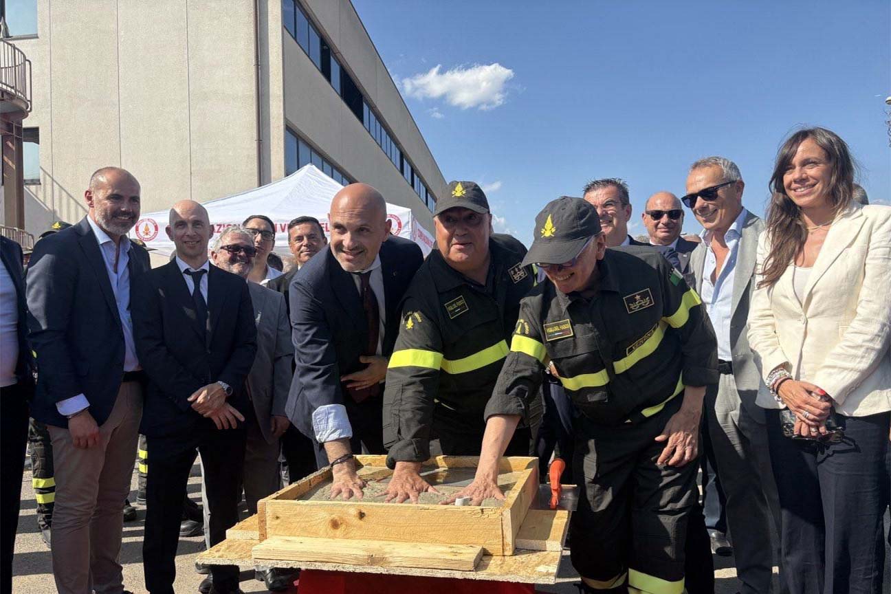 Posa prima pietra caserma Verona