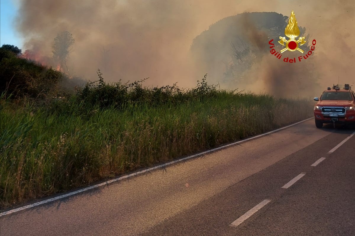 Incendi boschivi nel Comune di Scansano e Civitella Paganico