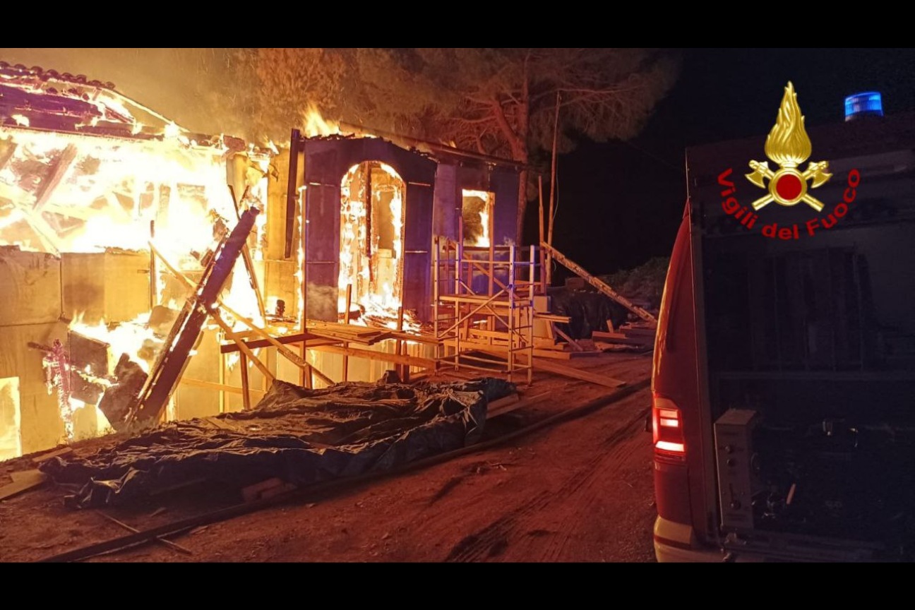 incendio struttura in legno