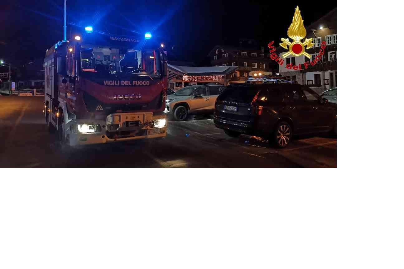 macugnaga incendio auto