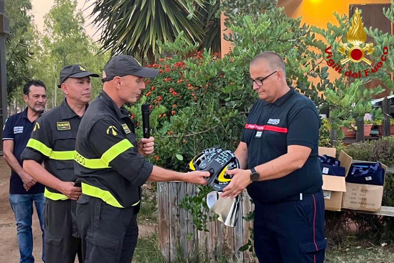 Copertina termine missione supporto Campagna AIB Prepositioned Ground Forest Firefighting