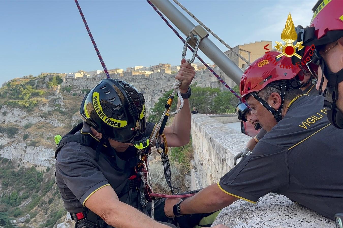 20/08/2025 Ritrovamento corpo senza vita - Sassi di Matera