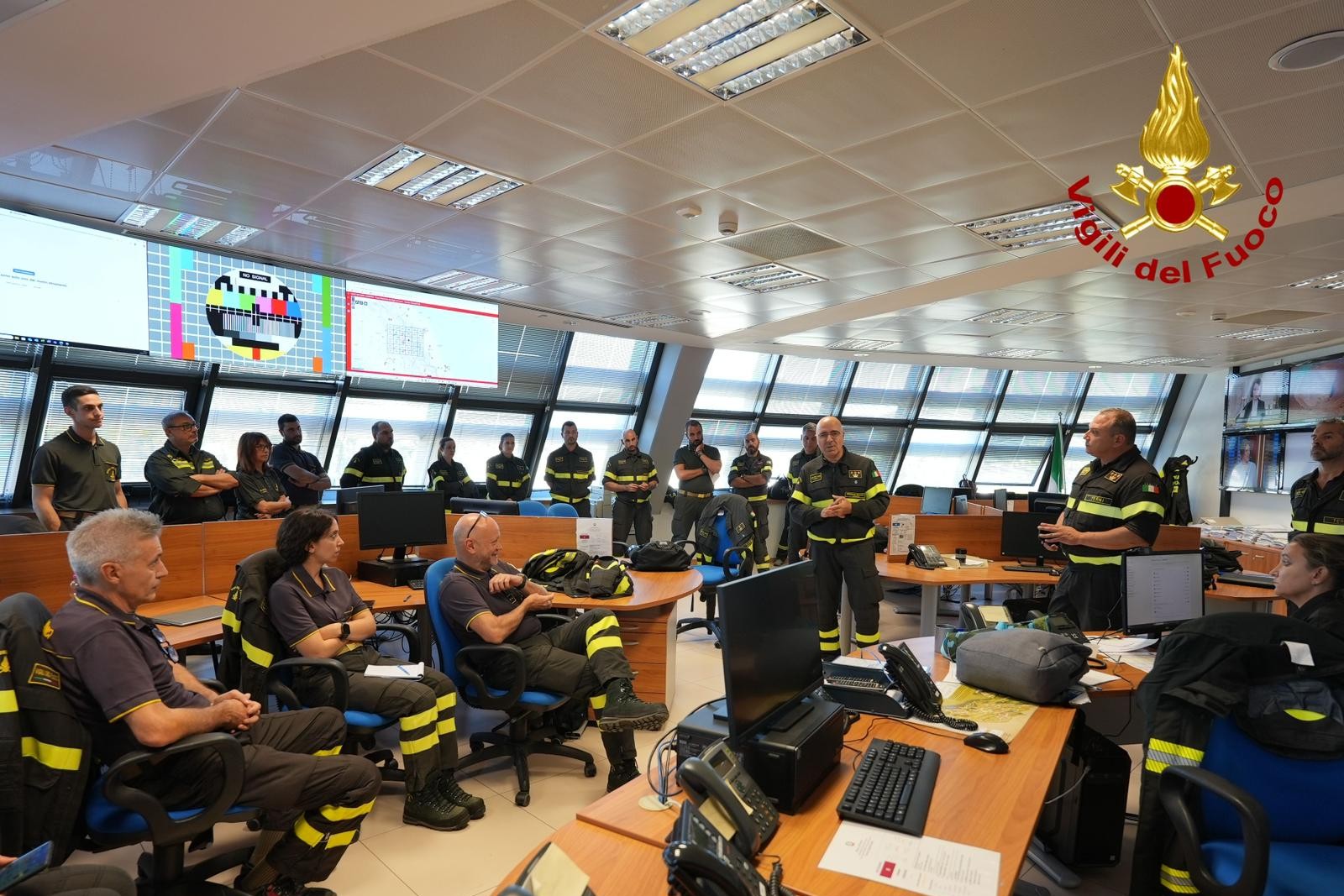 Esercitazione nazionale e regionale di Colonna Mobile dei Vigili del fuoco a Foligno