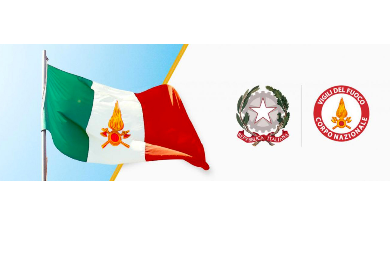 Le onorificenze alla bandiera dei Vigili del fuoco
