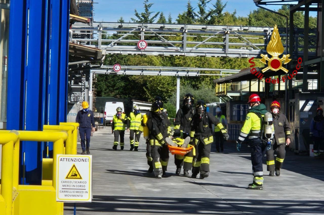 Conclusa con successo l’esercitazione di emergenza presso lo stabilimento Italmatch Chemicals S.p.A. di Spoleto (PG)